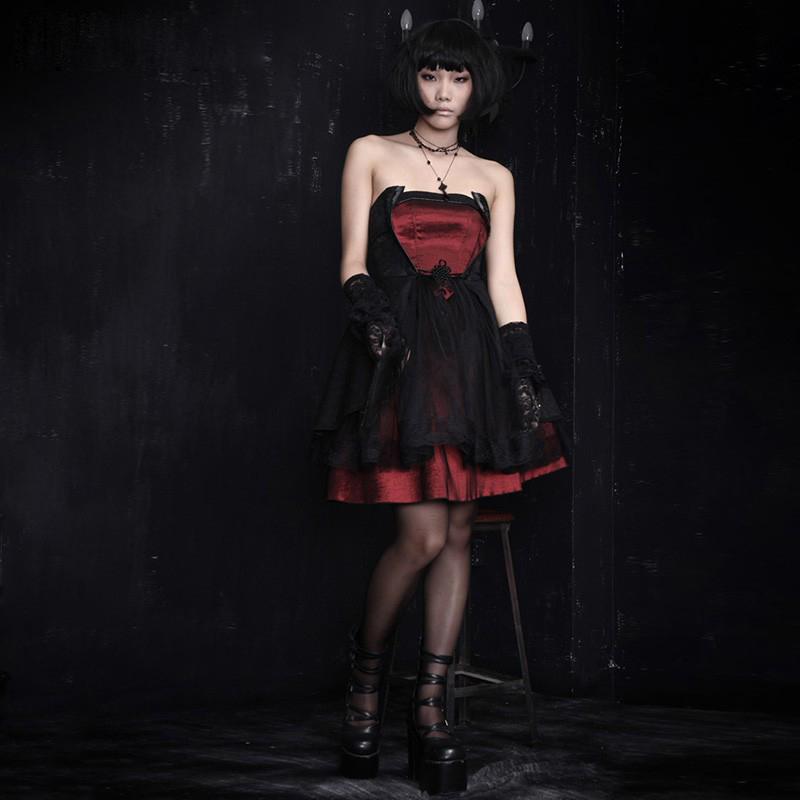 Gothic Dark Slim Dress