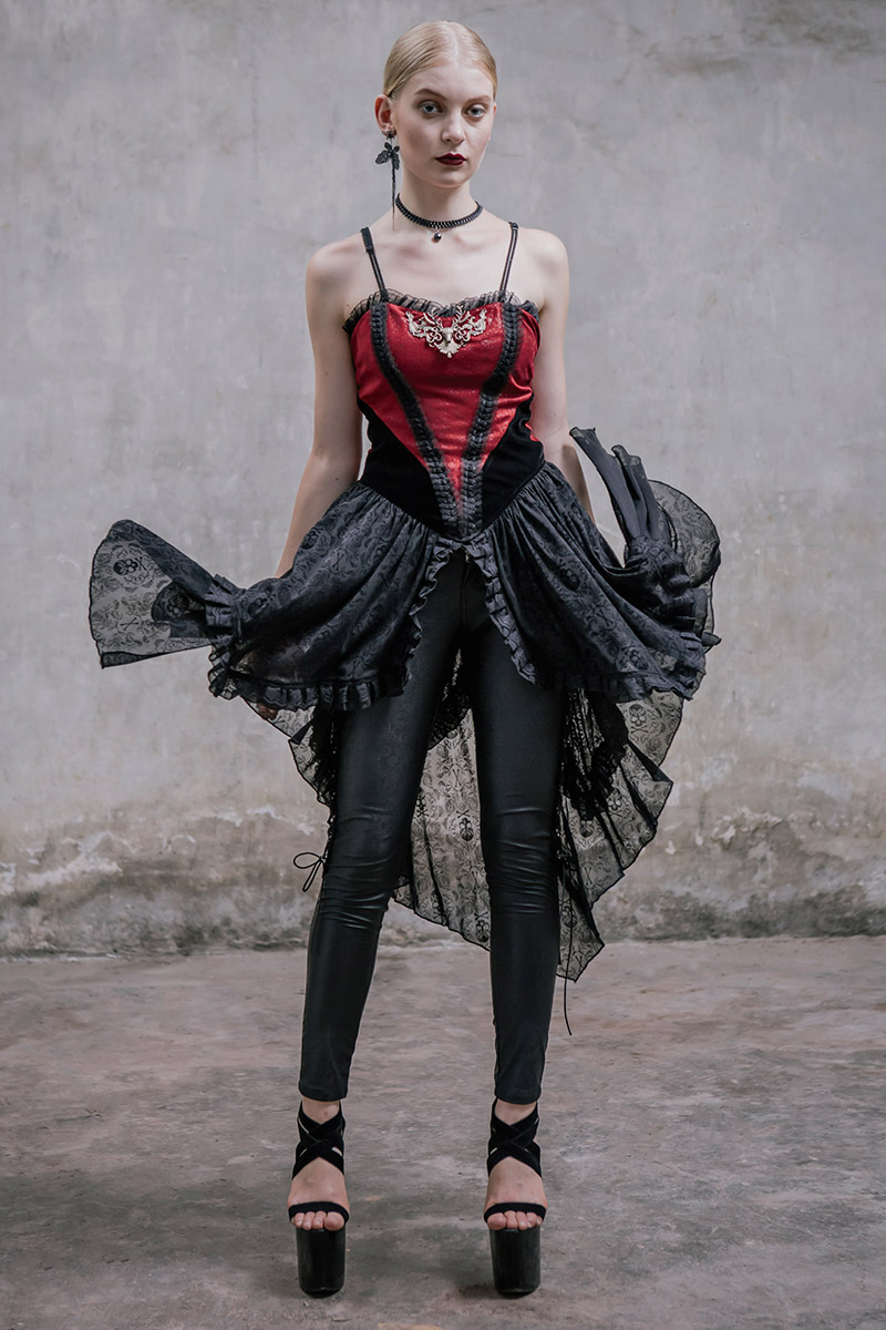 Gothic Steampunk Braces Dress