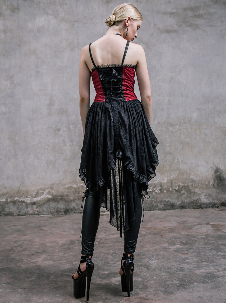 Gothic Steampunk Braces Dress