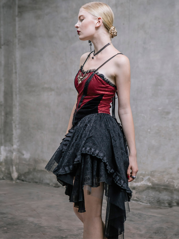 Gothic Steampunk Braces Dress