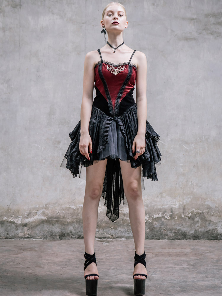 Gothic Steampunk Braces Dress