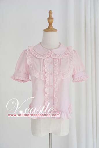 Peter Pan Collar Lolita Short Sleeves Lolita Blouse