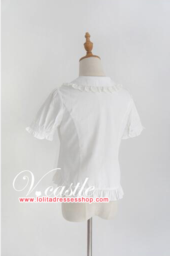 Peter Pan Collar Lolita Short Sleeves Lolita Blouse