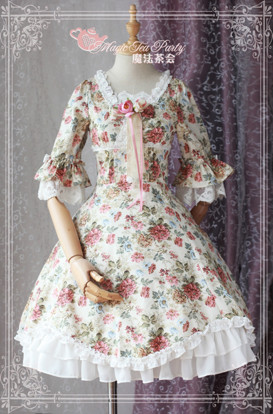 Peony Elegant Printing Lolita OP