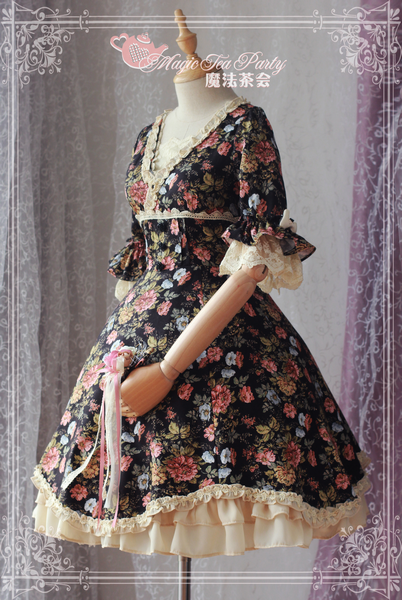 Peony Elegant Printing Lolita OP