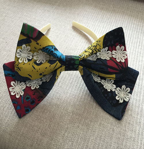 Vintage Spirit Princess Butterfly Dance Jean Printing Lolita Headband