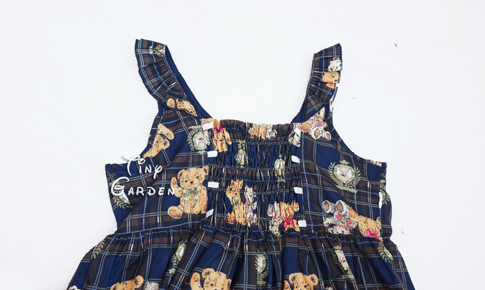 Cute girl Teddy Printing Vest Lolita Dress