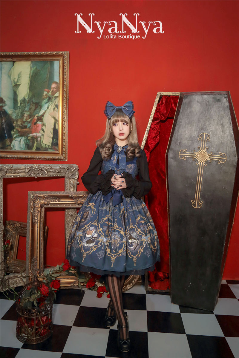 Marimi And Curie Meow High Waist Gothic Lolita JSK