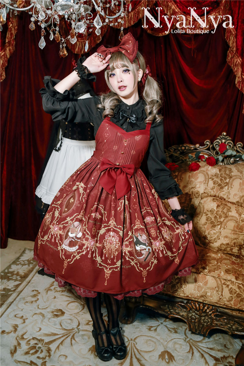 Marimi And Curie Meow High Waist Gothic Lolita JSK