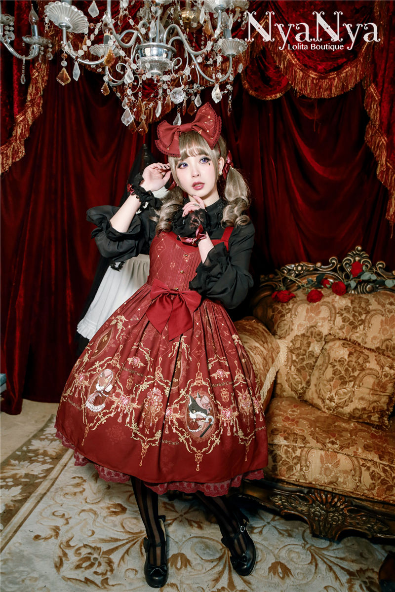 Marimi And Curie Meow High Waist Gothic Lolita JSK