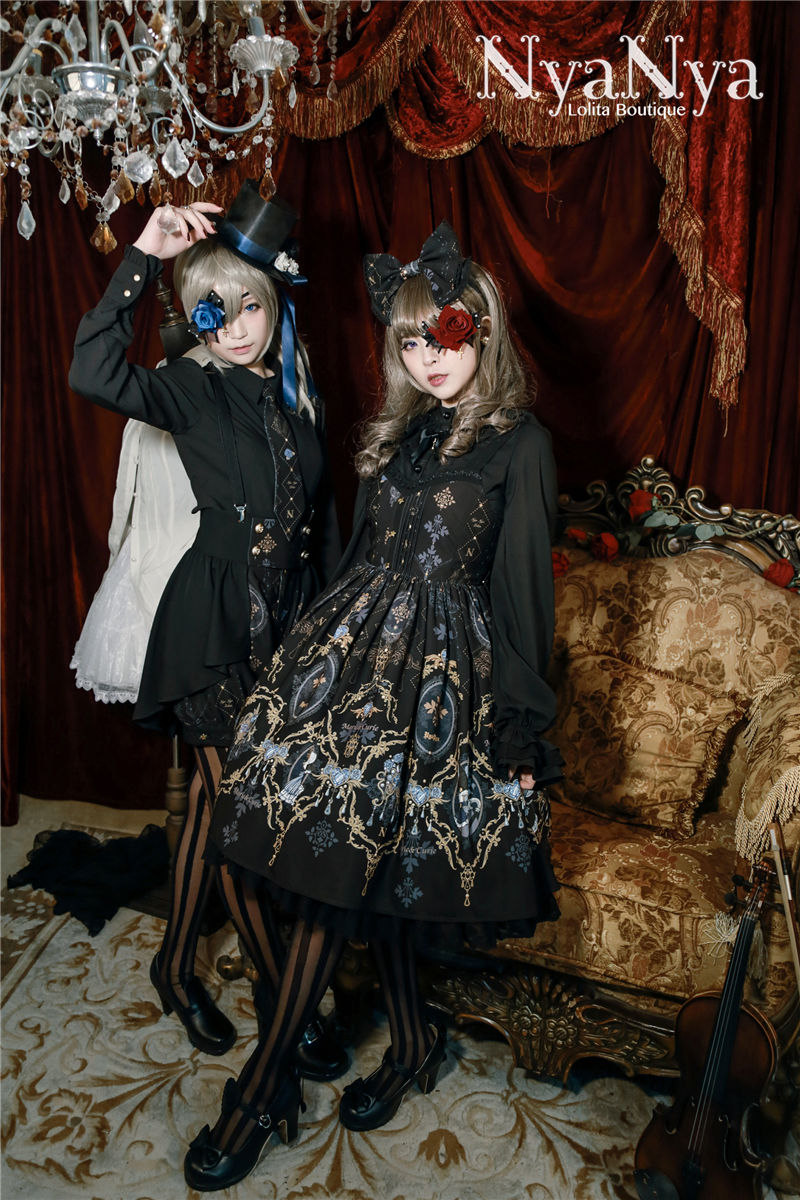 Marimi And Curie Meow High Waist Gothic Lolita JSK