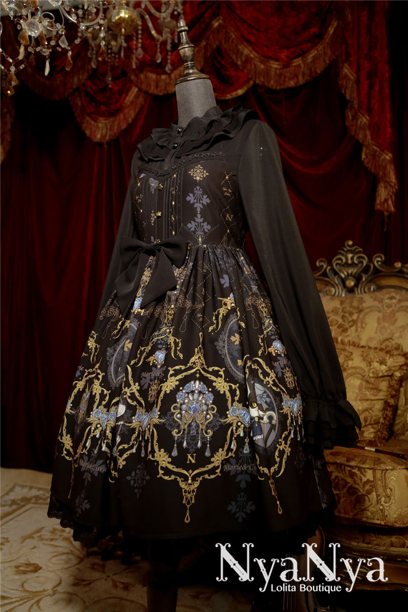 Marimi And Curie Meow High Waist Gothic Lolita JSK