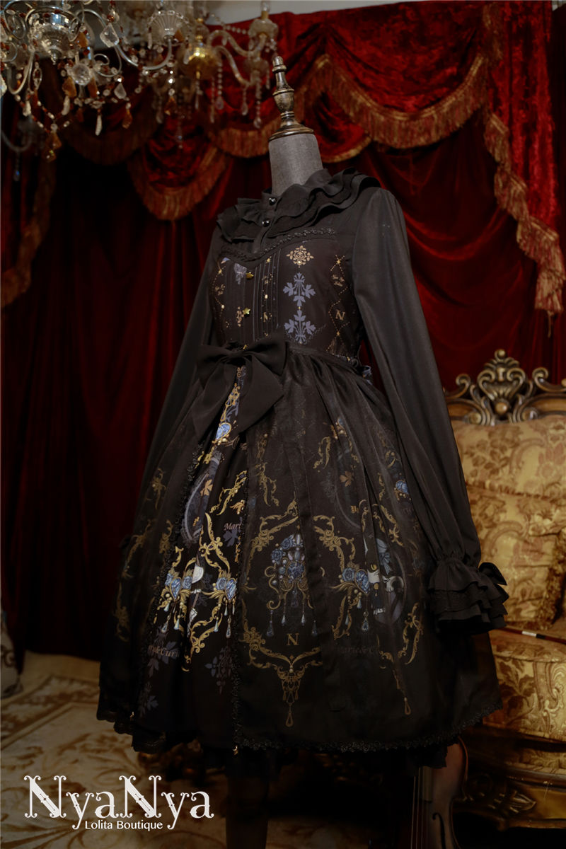 Marimi And Curie Meow High Waist Gothic Lolita JSK