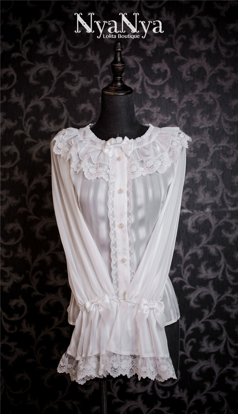 Gold Wire Rose Chandelier Gothic Lolita Blouse