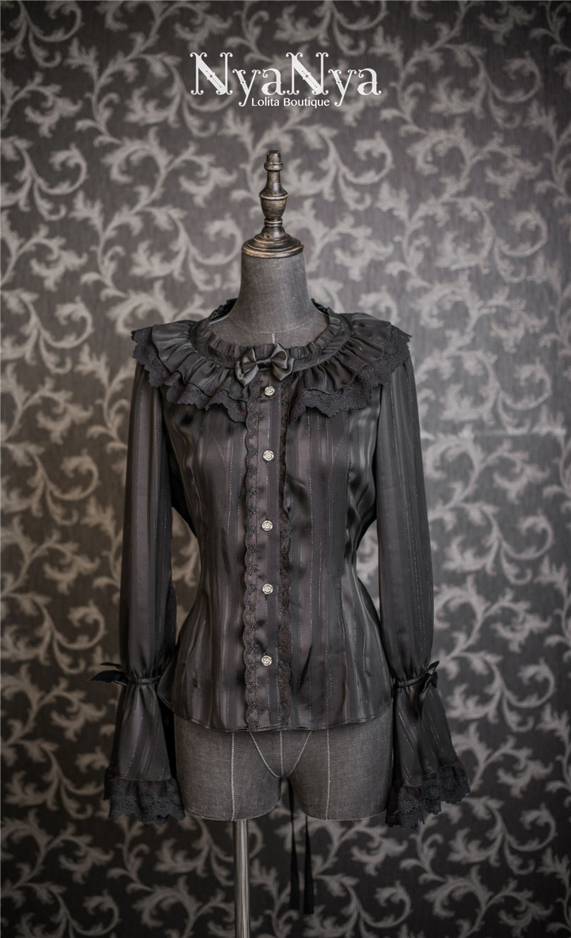 Gold Wire Rose Chandelier Gothic Lolita Blouse