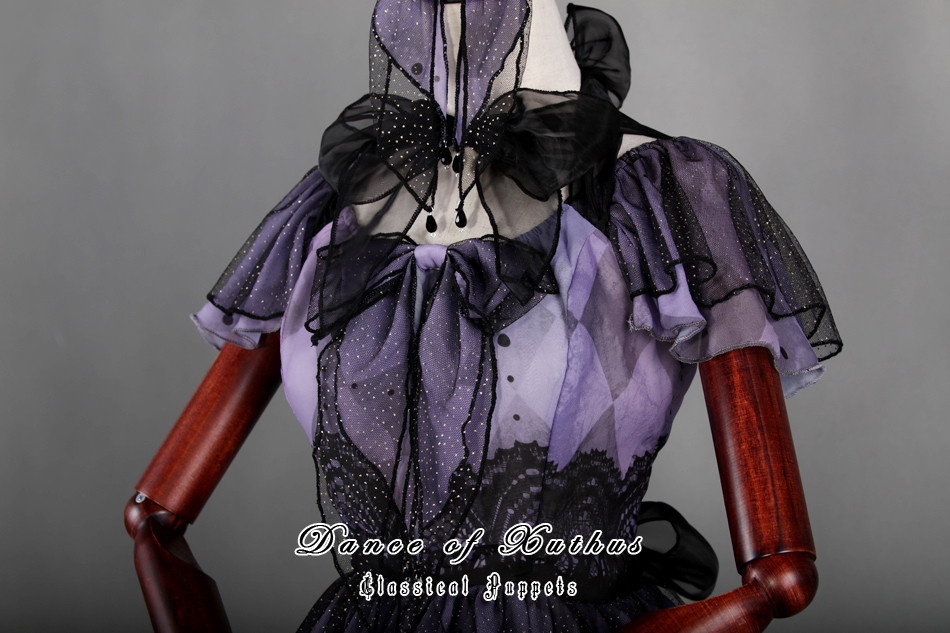 Chiffon Obsidian Butterfly Dance Gorgeous Lolita OP