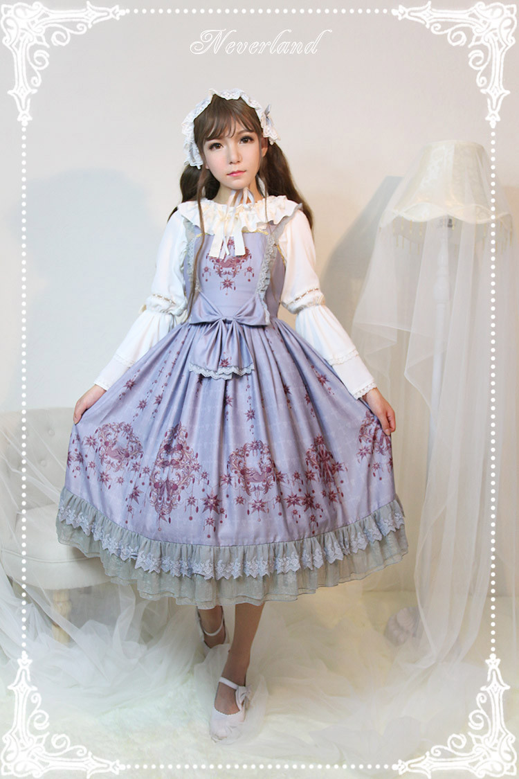 Gem Swan Lolita Normal Waist JSK Dress