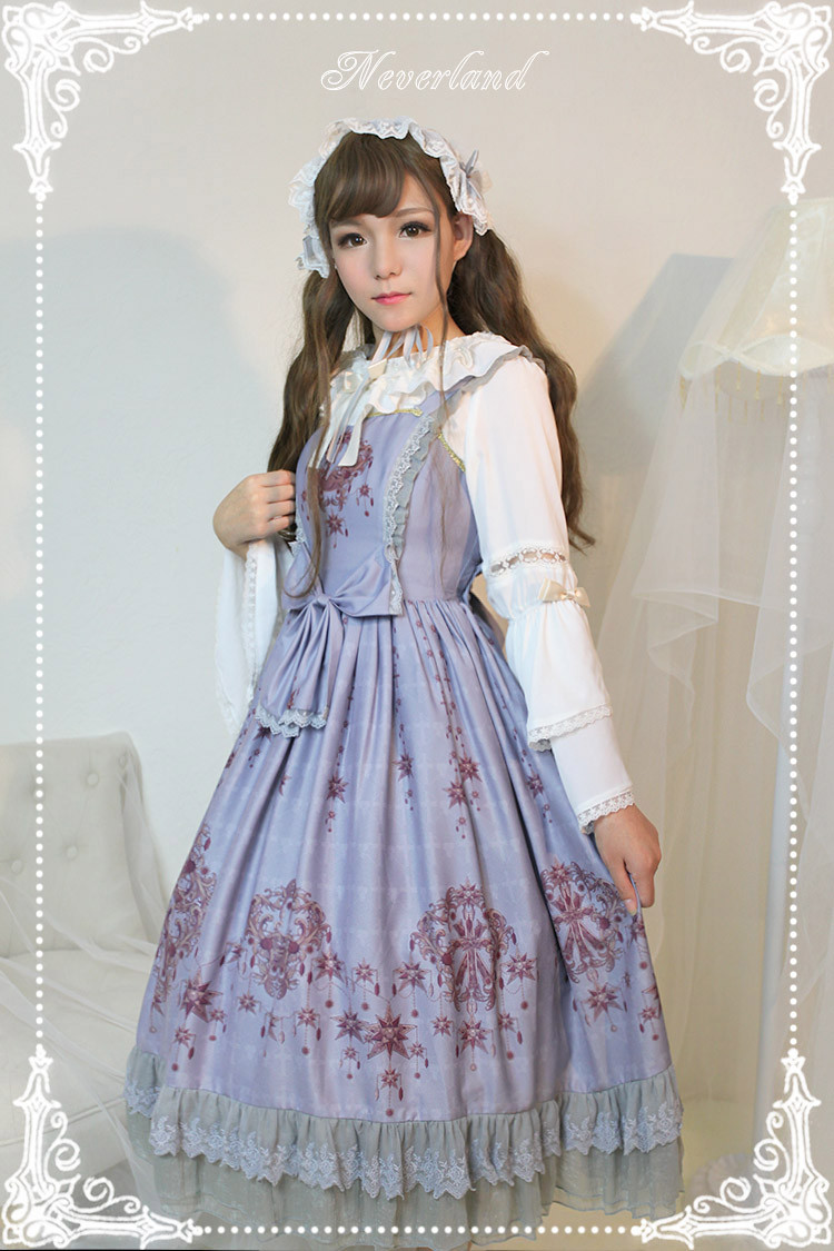 Gem Swan Lolita Normal Waist JSK Dress