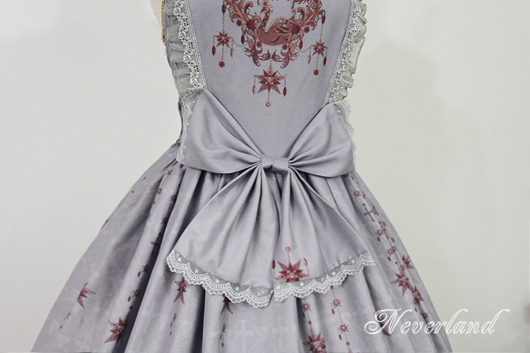 Gem Swan Lolita Normal Waist JSK Dress