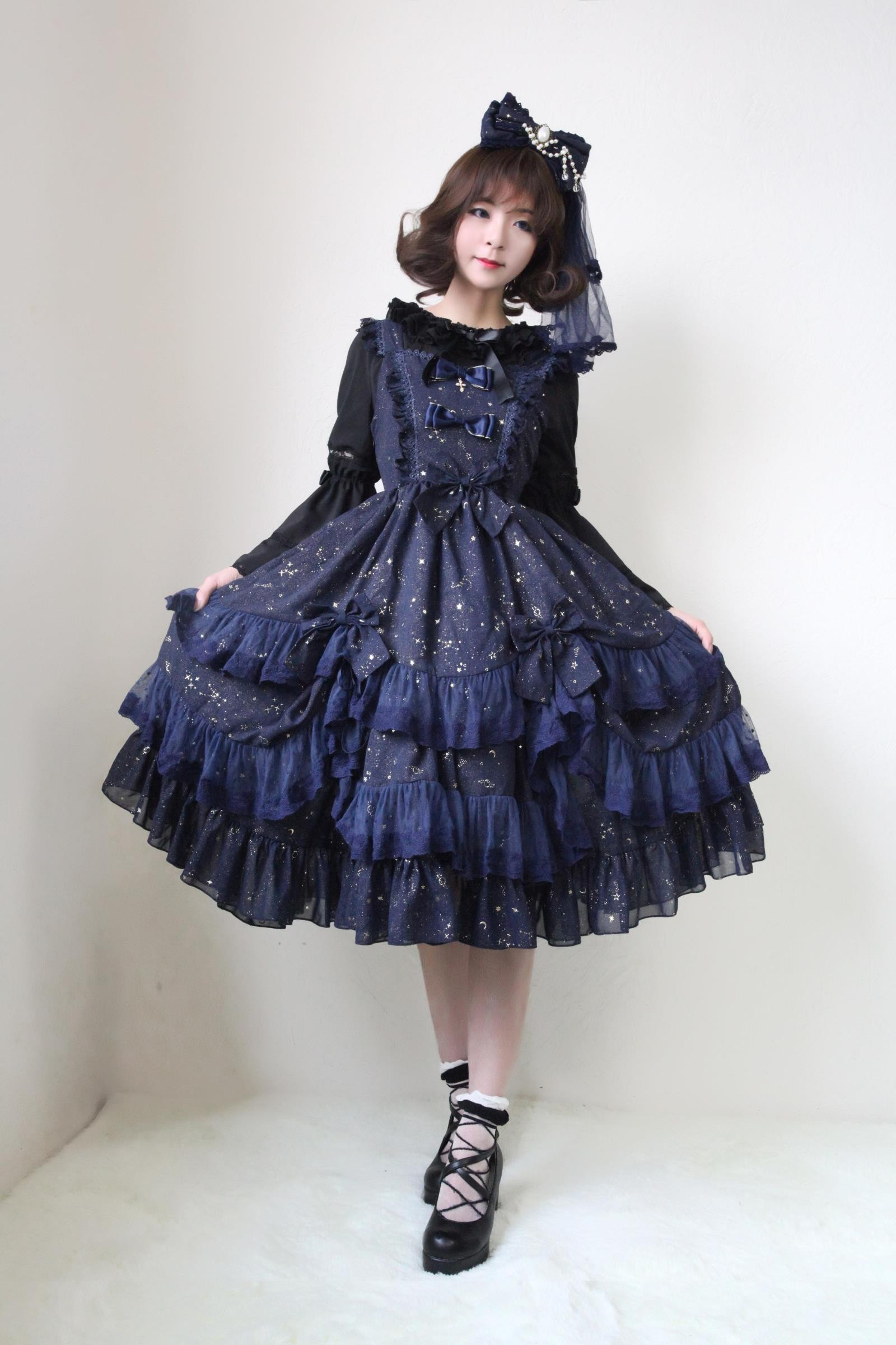 Chiffon Wish Upon A Star Gilding Lolita JSK