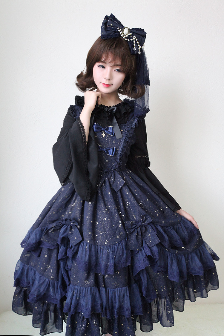 Chiffon Wish Upon A Star Gilding Lolita JSK