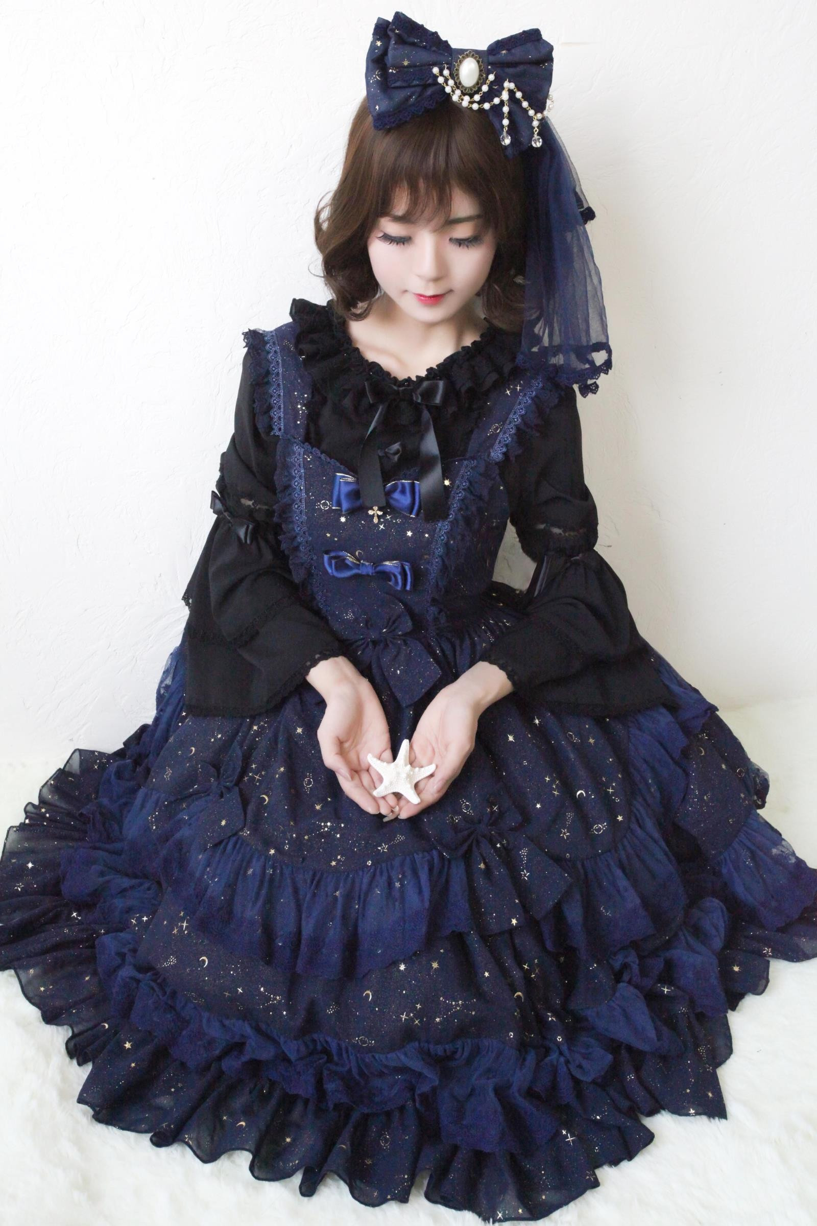 Chiffon Wish Upon A Star Gilding Lolita JSK