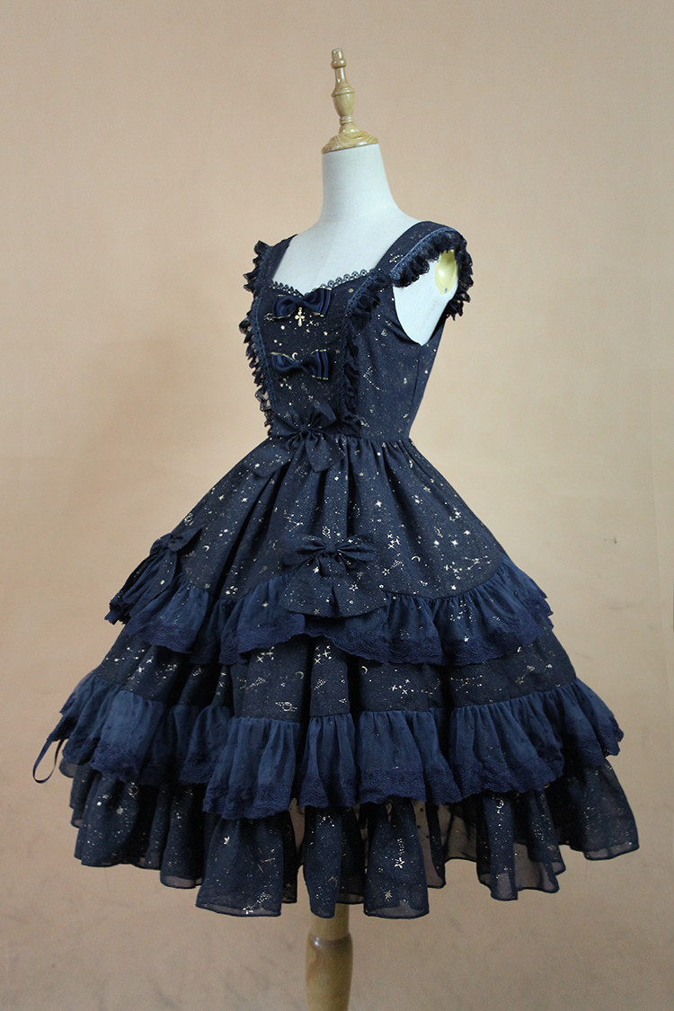 Chiffon Wish Upon A Star Gilding Lolita JSK