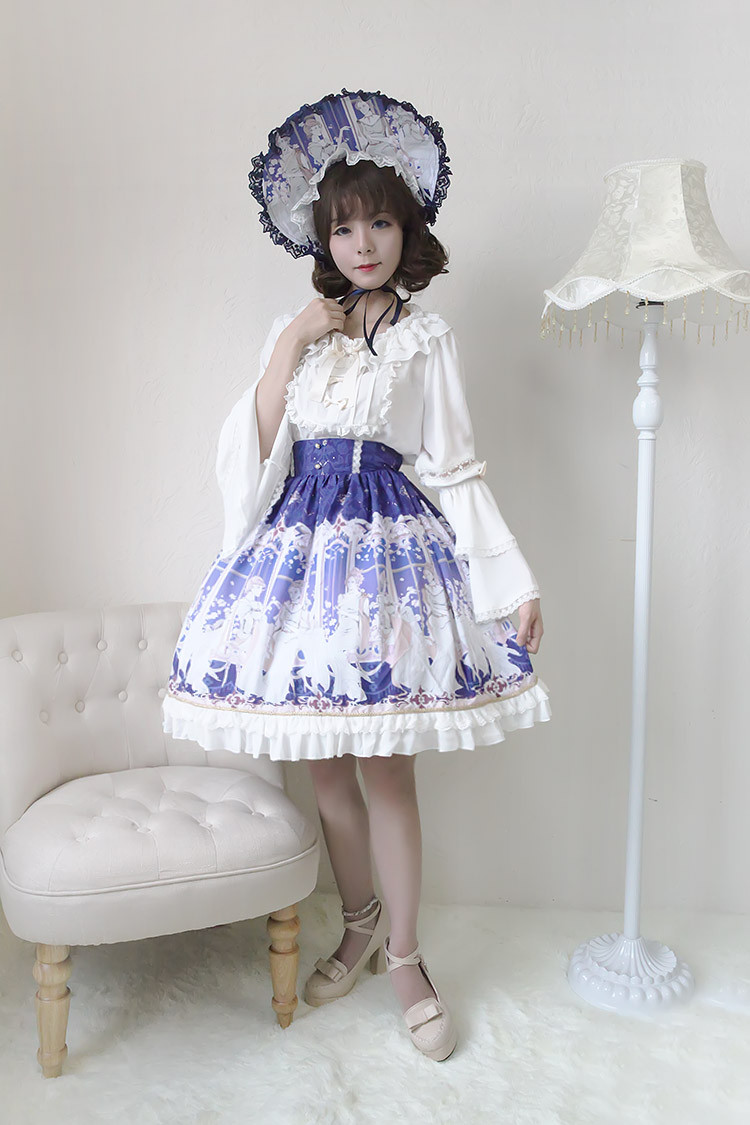 Chiffon Elector Lolita Half Skirt SK