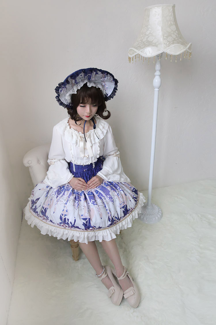 Chiffon Elector Lolita Half Skirt SK