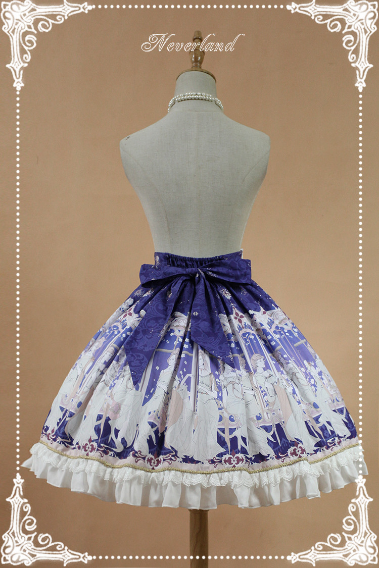 Chiffon Elector Lolita Half Skirt SK