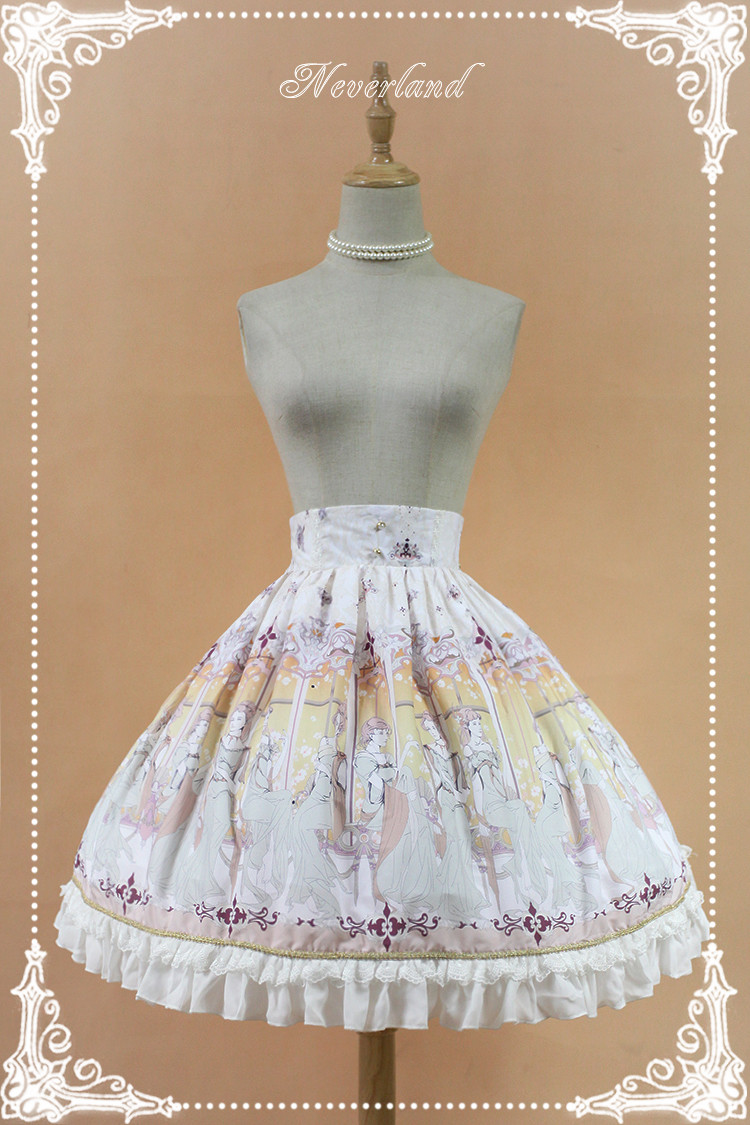 Chiffon Elector Lolita Half Skirt SK