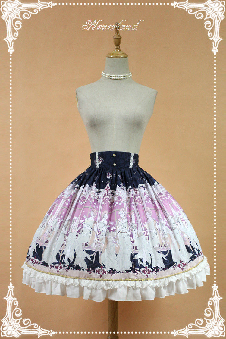 Chiffon Elector Lolita Half Skirt SK