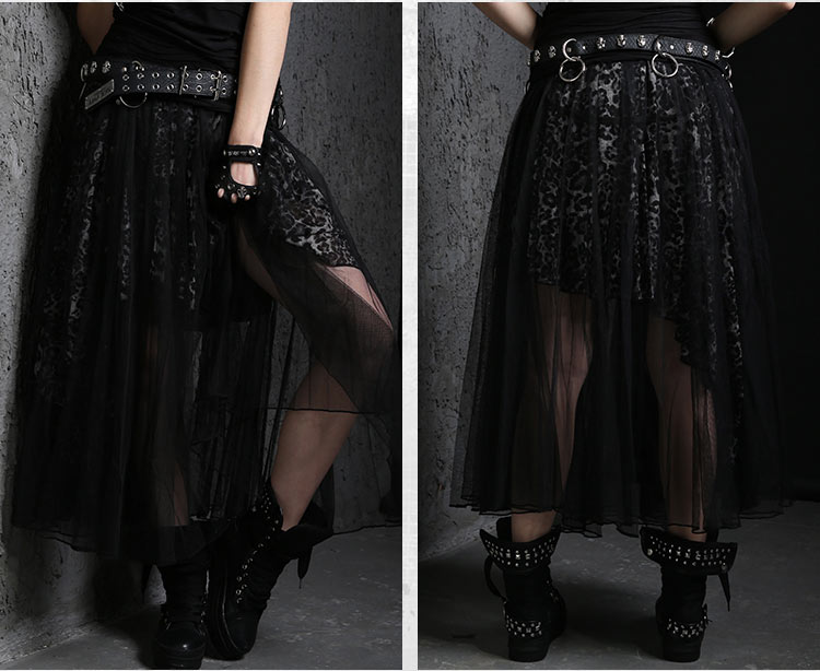 Steampunk Slim Two Piece Skirt