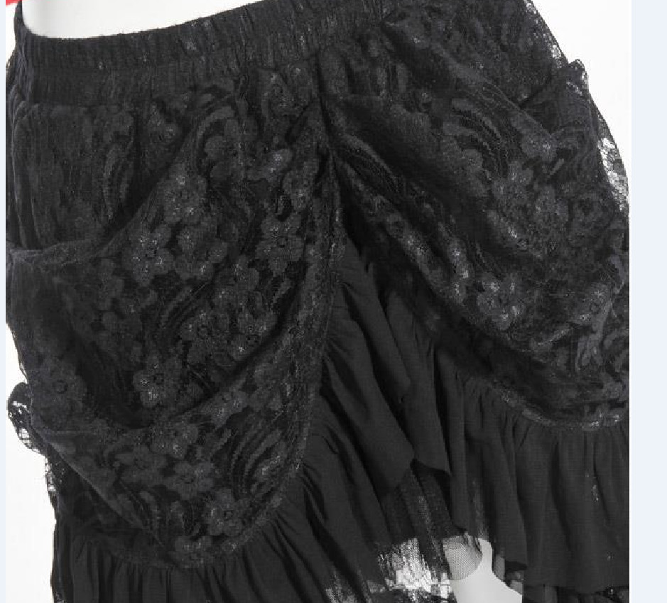 Cheap Black High-low Lace Steampunk Skirt Sale At Lolita Dresses Online ...