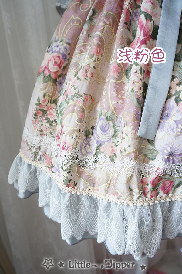 Rose Lake Flower Wall Lolita Dress