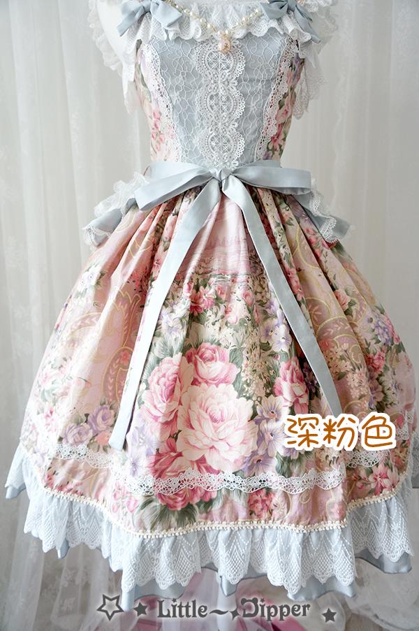 Rose Lake Flower Wall Lolita Dress