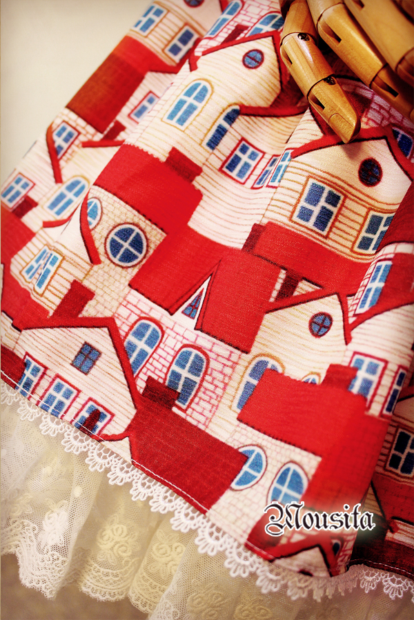 Mousita Little Red House Sweet Lolita Dresses JSK