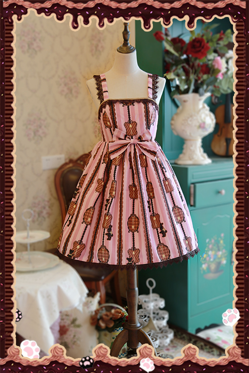 Chocolate Trojan Dailywear Version Mini Lolita Jumper Dress