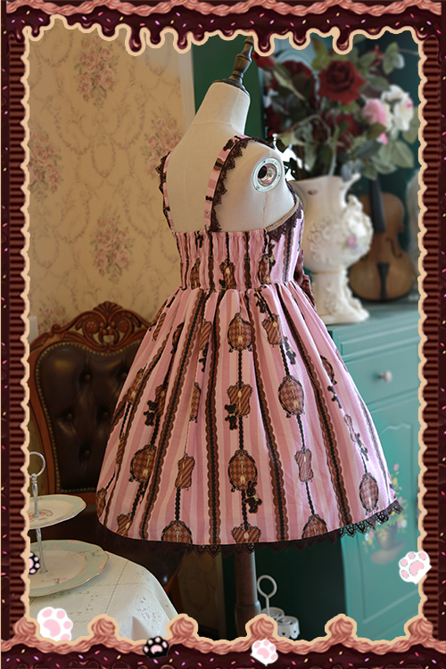 Chocolate Trojan Dailywear Version Mini Lolita Jumper Dress