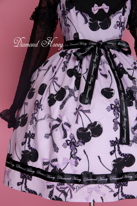 Diamond Honey - Cherry Cross Lolita Cute Gothic Little Devil Dress