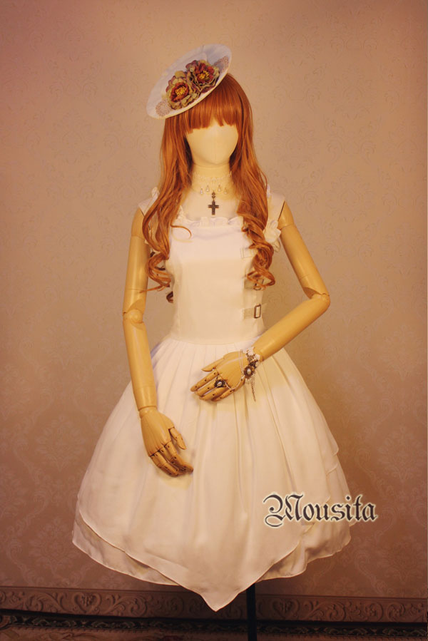 Mousita -Full Cotton Vintage Gothic Lolita JSK Accepted Tailored