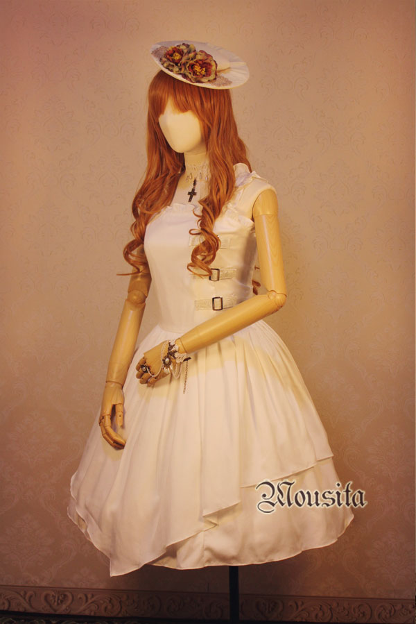 Mousita -Full Cotton Vintage Gothic Lolita JSK Accepted Tailored