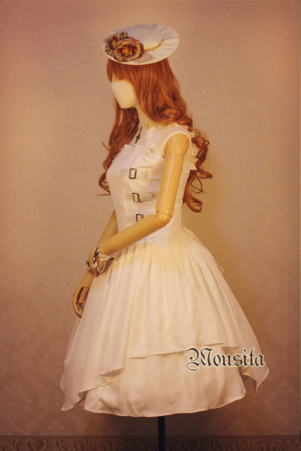 Mousita -Full Cotton Vintage Gothic Lolita JSK Accepted Tailored