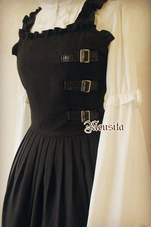 Mousita -Full Cotton Vintage Gothic Lolita JSK Accepted Tailored