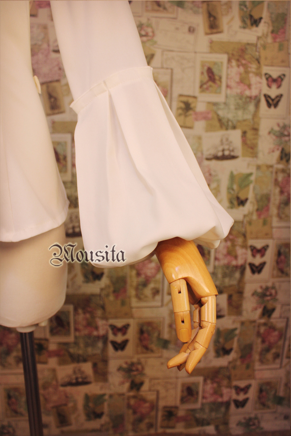 Mousita Lolita Petal Collar Lantern Sleeves Long-Sleeved Shirt