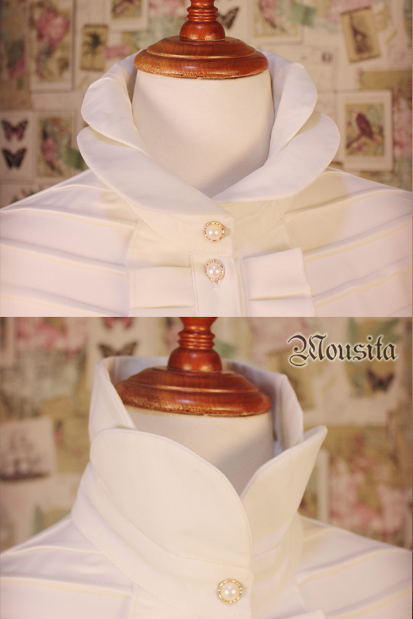 Mousita Lolita Petal Collar Lantern Sleeves Long-Sleeved Shirt