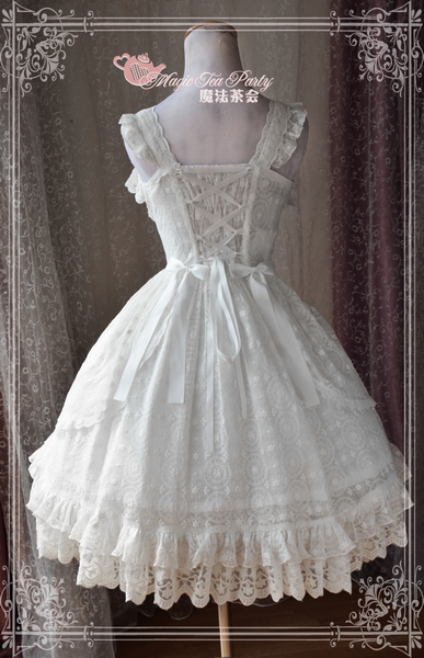 Magic Tea Party - Alina Lace Embroidery Lolita JSK Dress