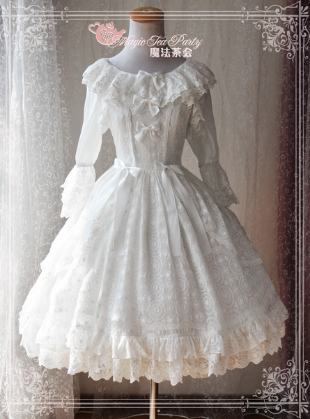 Magic Tea Party - Alina Lace Embroidery Lolita JSK Dress