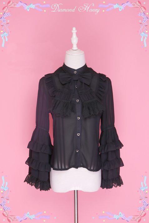 Rococo Daily Ribbon Princess Sleeve Shirt