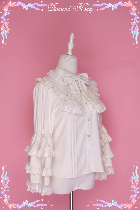 Rococo Daily Ribbon Princess Sleeve Shirt